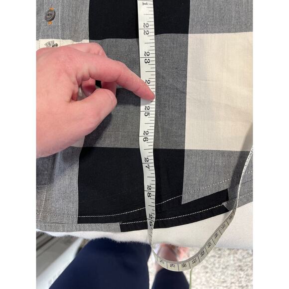 Boss by Hugo boss slim fit Buffalo check short sleeve button down shirt large - Picture 8 of 8